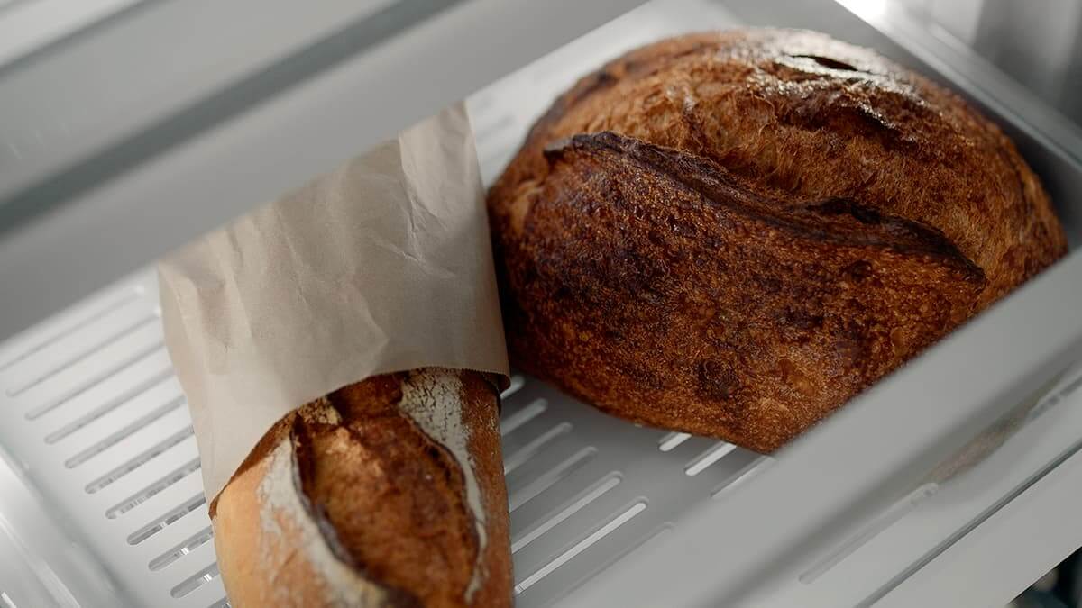 Artisan bread stored in a Variable Temperature Zone