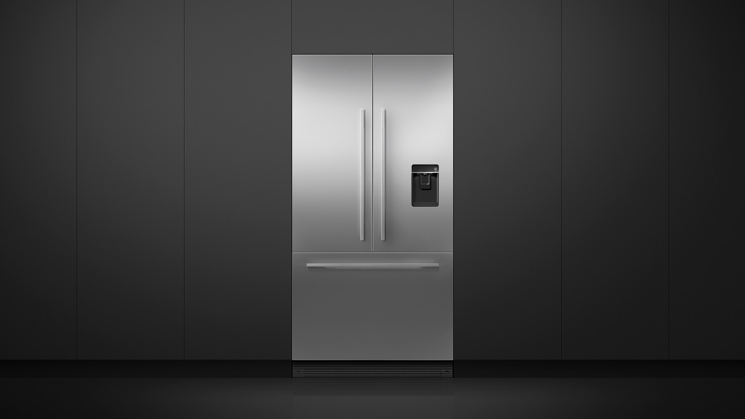 Fisher & Paykel built-in refrigeration in a sleek stainless steel finish