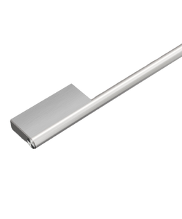 Contemporary Brushed Silver Handle, 60cm